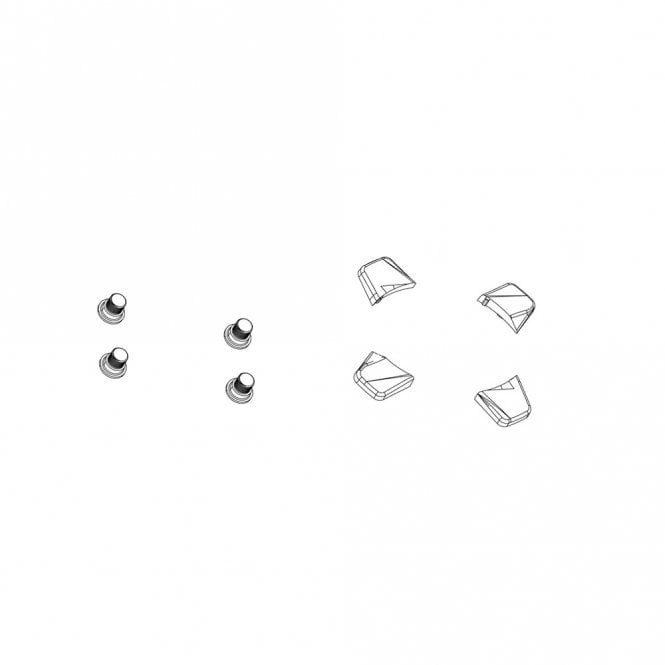 SRAM Truvativ Spare - Crank Chainring Bolt Kit 4-arm Triple Steel/Steel Black
