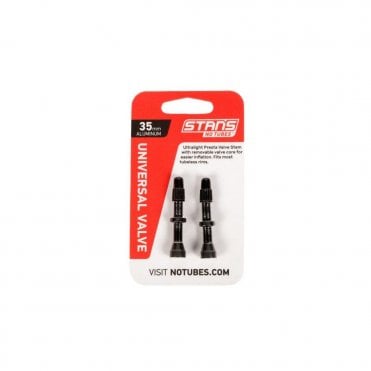 Stan's No Tubes Alloy Presta Valves - Black