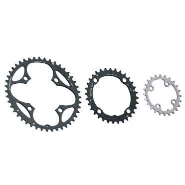 Stronglight 104PCD Type XC E - 5083 - 4-Arm 9 Speed Chainring - Black