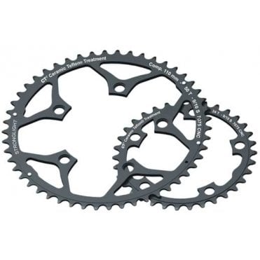 Stronglight 110PCD Type S - 7075 Series 5-Arm Chainring - Black