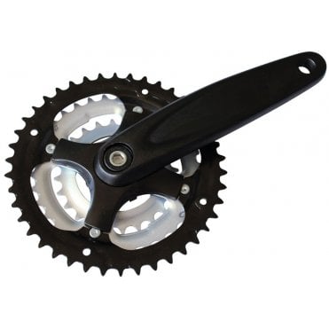 Stronglight Argos Alloy 6061 - 9 Speed - 24/34/42 Chainset 170mm Crank - Black