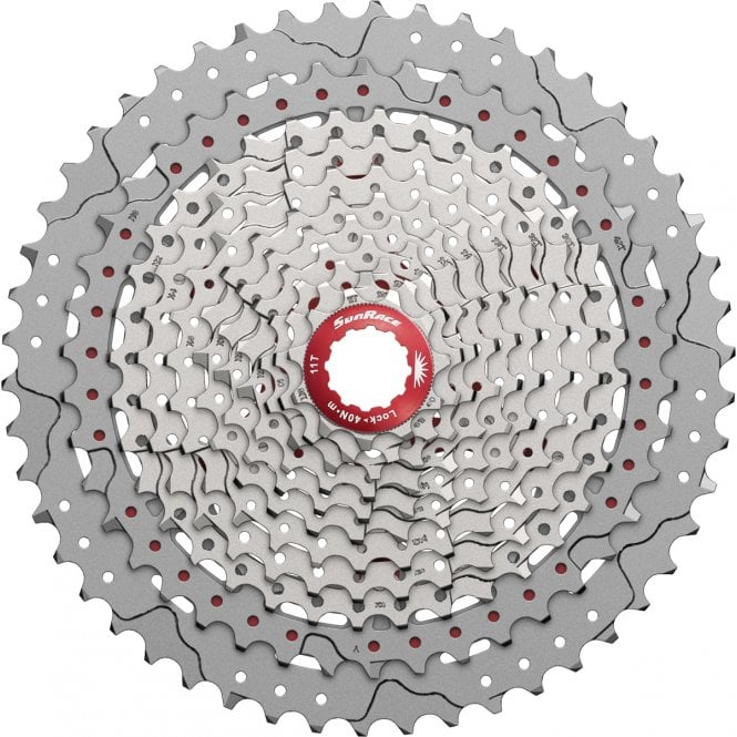 Sunrace CSMX80 - 11 Speed MTB Cassette 11-50T - Silver