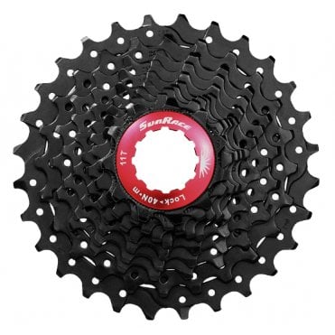 SunRace CSRX0 - 10 Speed Road Cassette 11-28T - Black