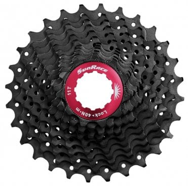 SunRace CSRX1 - 11 Speed Road Cassette 11-32T - Black