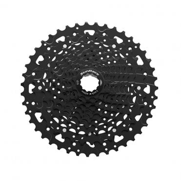 SunRace CSUS400 - LinkGuide-Cues 10 Speed Cassette 11-43T - Black