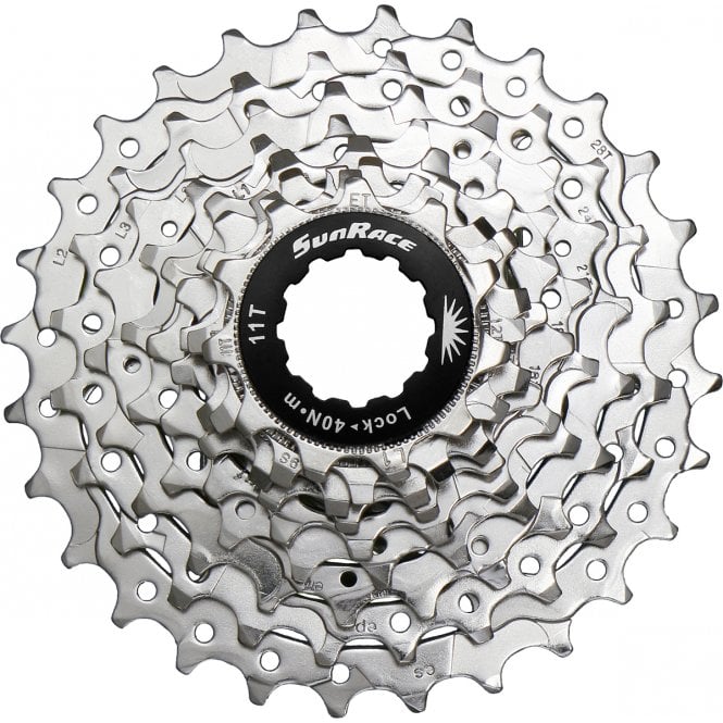 SunRace & Sturmey Archer Sunrace Csr91 - 9 Speed 11-25T Nickel Cassette