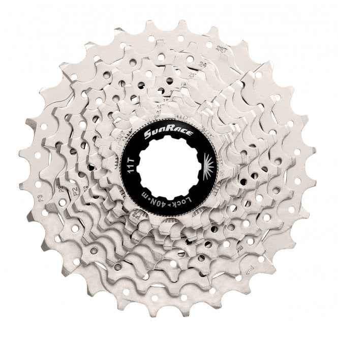 SunRace & Sturmey Archer Sunrace Csrs1 - 10 Speed 11-32T Metallic Cassette