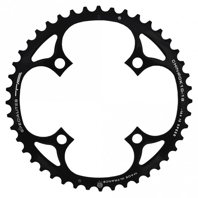 TA Chinook 4 Arm 10/11X Chainring 104PCD - 42T - 23MM - Outer - Black