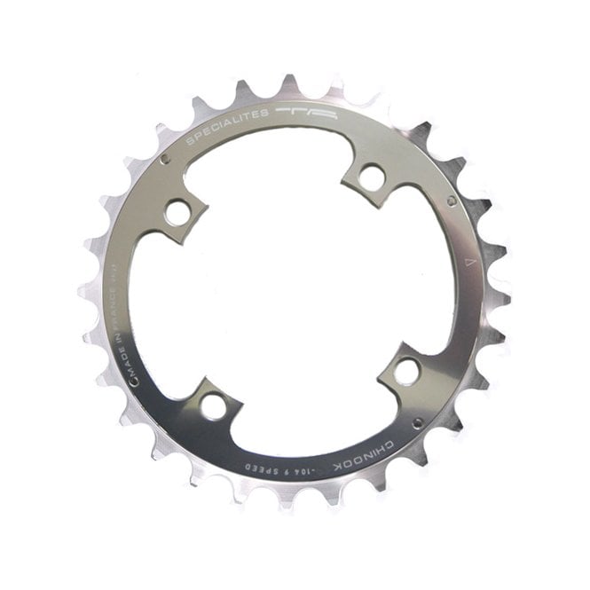 TA Chinook 8/9X  4 Arm Middle Chainrings 104PCD  - Middle - Silver
