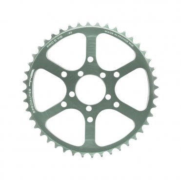 TA Cyclotourist Pro 5 Vis Chainrings - 80PCD - Outer  - Silver