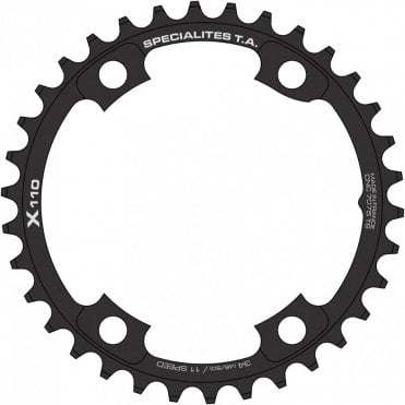 TA X110 4 Arm 12-speed 110PCD - Inner - Black