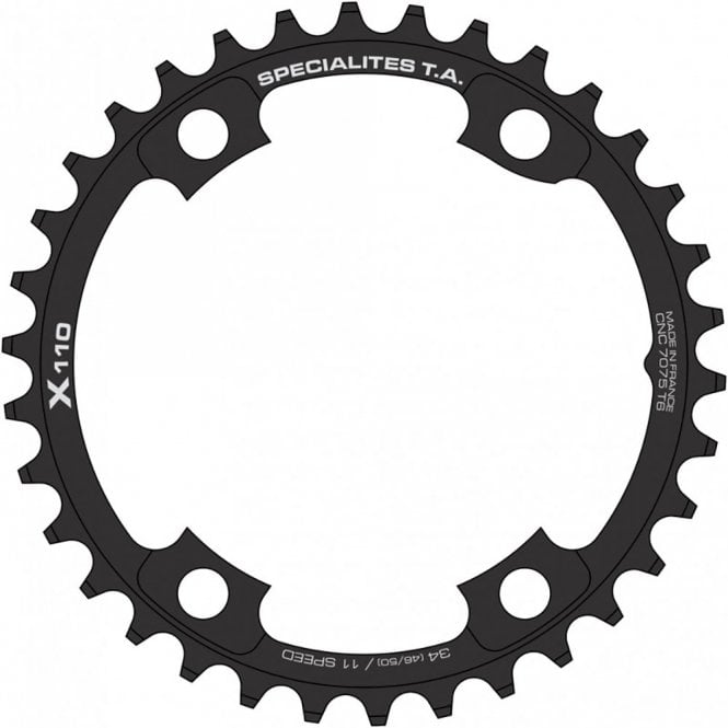 TA X110 4 Arm 12-speed 110PCD - Inner/Outer - Black