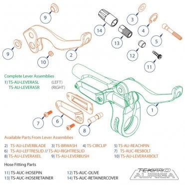 Tektro Spares - AUC Hose Retainer