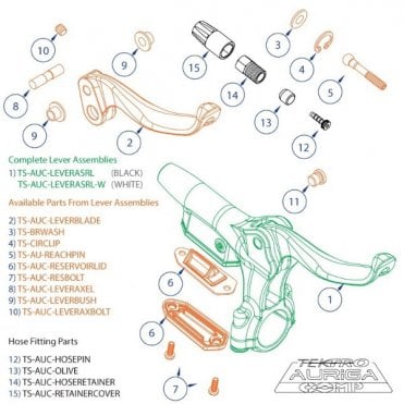 Tektro Spares - Auriga Comp Master Piston Seal