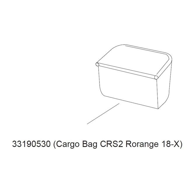 Thule Chariot Cross 2 Cargo Bag (2017-) - Orange