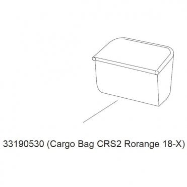 Thule Chariot Cross 2 Cargo Bag (2017-) - Orange