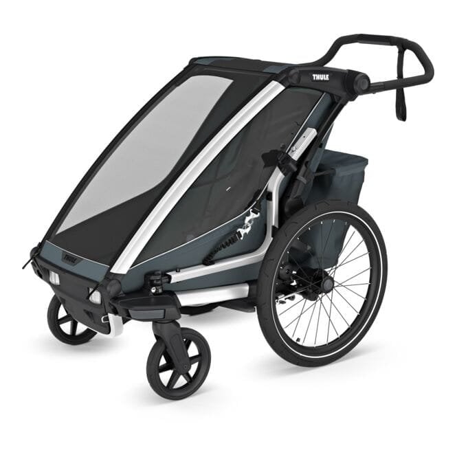Thule Chariot Cross 2 - Single Child Carrier With Cycling and Strolling Kit