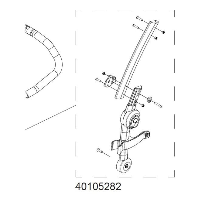 Thule Replacement Chariot Back Frame - L 2017+