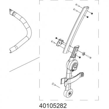 Thule Replacement Chariot Back Frame - L 2017+