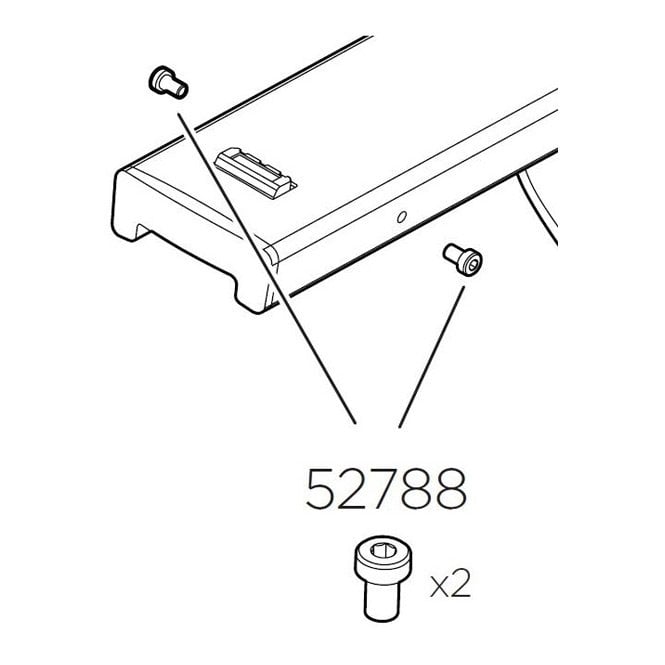 Thule Replacement Yepp Maxi Outside Screws x 2