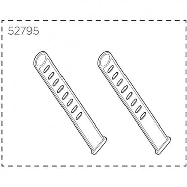 Thule Yepp Replacement Foot Straps - Black - Pair