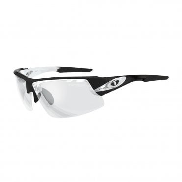 Tifosi Crit Glasses Crystal Black - Fototec Light Night Lens