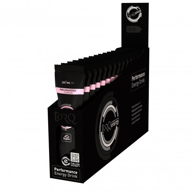 TORQ Energy Drink Single Serve Sachets - 15 x 33g - Pink Grapefruit