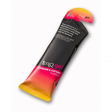 Torq Energy Gel Rhubarb and Custard - Box 15.