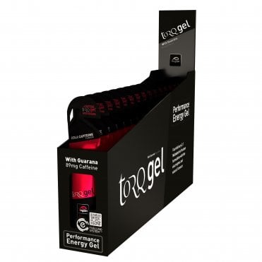 Torq Energy Gel With Guarana - Caffeinated 15 x 45g - Cola