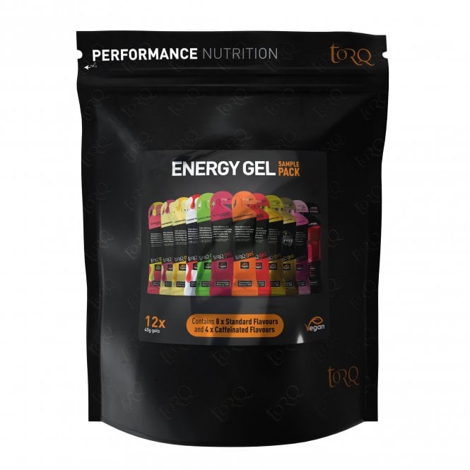 TORQ Gel Taster Pack - 12 Flavours (8 Regular 4 Caffeine)