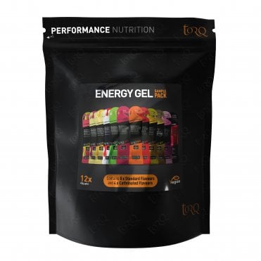 Torq Gel Taster Pack - 12 Flavours (8 Regular 4 Caffeine)