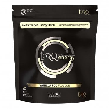 Torq Natural Energy Drink 500g - Vanilla Pod