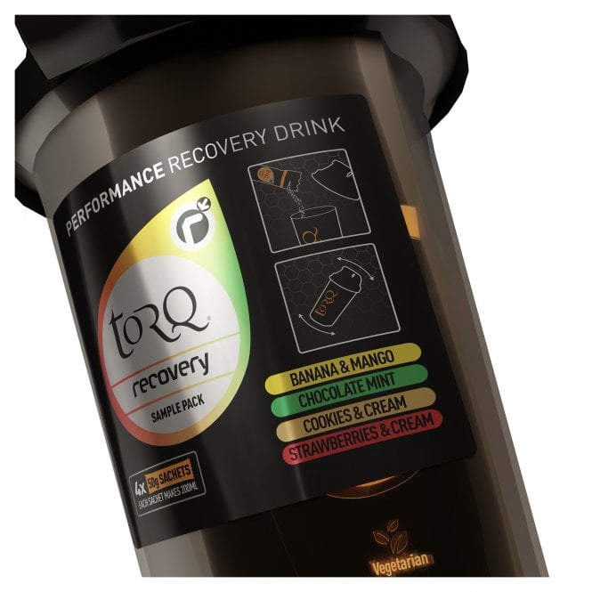 TORQ Recovery Mixer Bottle Pack (4 Mixed Flavours)