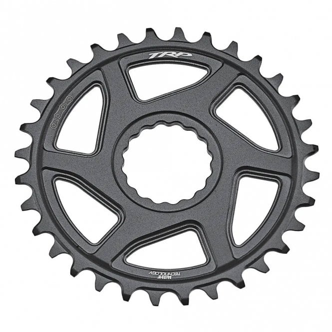 TRP CR-M8050 Wave Chainring 3mm Boost Offset - Black