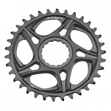 TRP CR-M8070 Wave Chainring 6mm DH Offset - Black