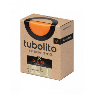 Tubolito X-Tubo City/Trekking Inner Tube - Orange Presta 700C x 30-47