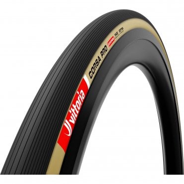 Vittoria Corsa Pro G2.0 Clincher Tyre - Black/Tan - 700 C