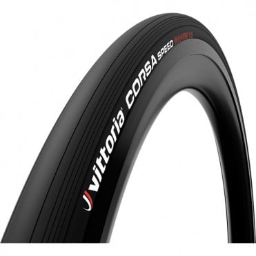 Vittoria Corsa Speed TLR G2.0 Tubeless Ready Tyre - Full Black - 700 C