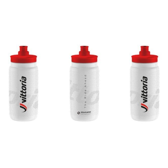 Vittoria Fly Bottle -White/Red - 550 ml