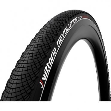 Vittoria Revolution Tech G2.0 - Rigid  Tyre - Full Black / Reflective - 26 Inch
