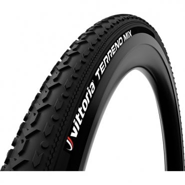 Vittoria Terreno Mix - Rigid Clincher Tyre - Full Black - 700 C