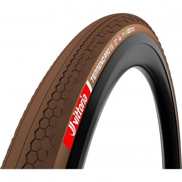 Vittoria Terreno Pro T10 Hardpack Gravel Race  TLR Tyre - Brown - 700C