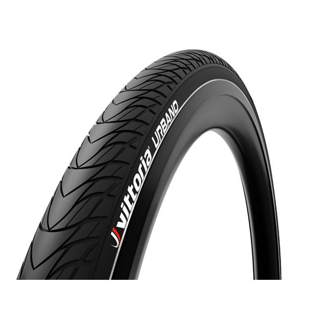 Vittoria Urbano - Rigid  Tyre - Full Black / Reflective - 26 Inch