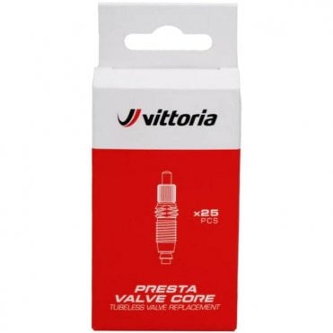 Vittoria Valve Core Replacement - Pack Of 25 - Presta