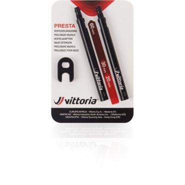 Vittoria Valve Extension Blister 2 Pcs. In Alu + Spanner - 60 mm