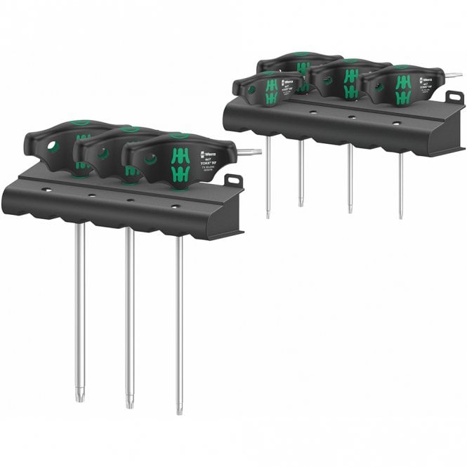 Wera Tools 467/7 HF Set 1 T-Handle Torx Screwdriver Set 7pcs