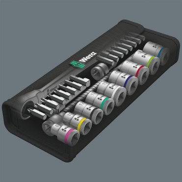 Wera Tools 8100 Ratchet Set W/Switch Lvr 1/4 Drive 29pcs