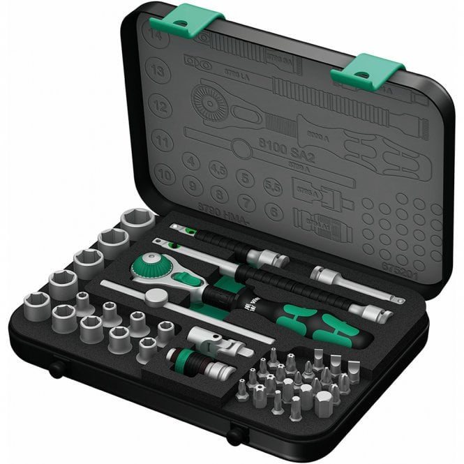 Wera Tools 8100 SA 2 Speed Ratchet Set 1/4