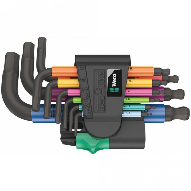 Wera Tools 950/9 Hex-plus Multi-Colour 2 Set 9pc