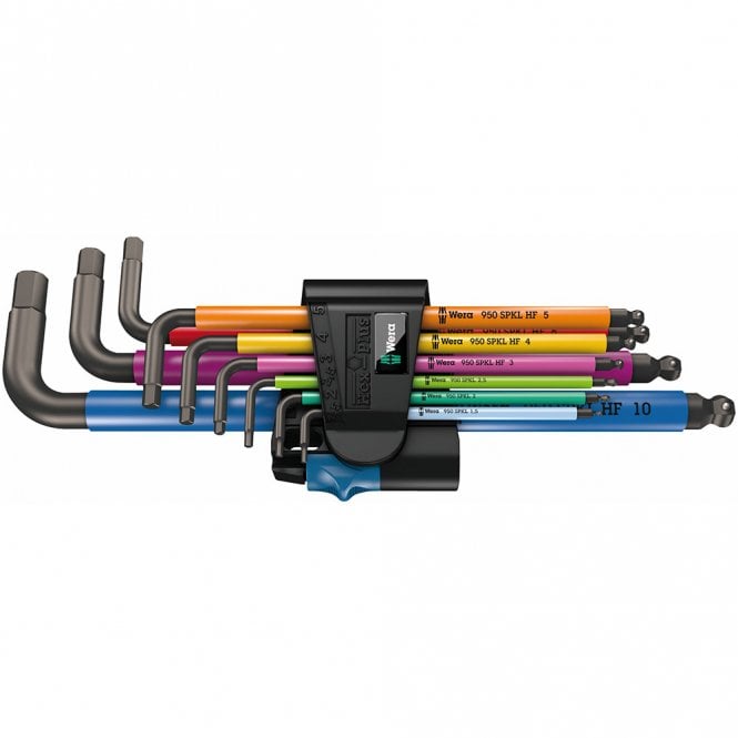 Wera Tools 950/9 Hex-plus Multi-Colour HF Set 9pc